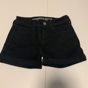 American Eagle Twill Midi Shorts